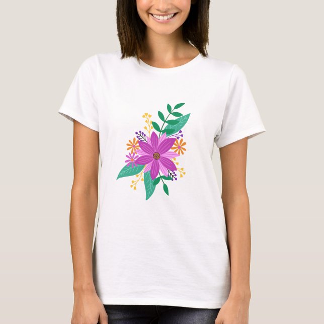 Camiseta Floral Bouquet T-Shirt (Anverso)