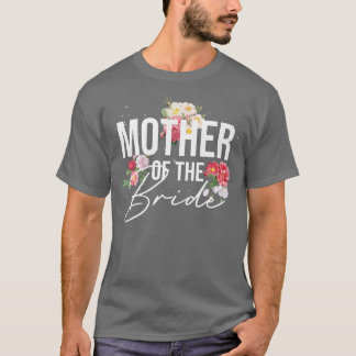 Camiseta Floral Bridal Shower Flowers Bride Mother Bride Pa