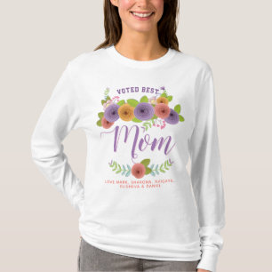 Camiseta Floral de Bonito votó el mejor día de madre