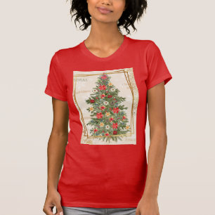 Camiseta floral de invierno