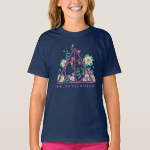 Camiseta Floral Deathly Hallow Graphic