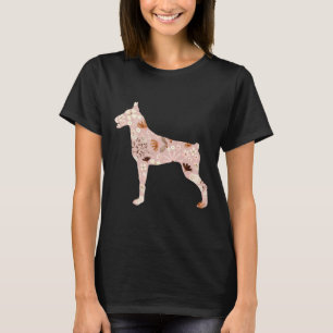 Camiseta Floral Doberman 514