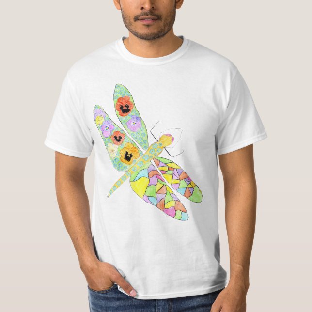 Camiseta Floral Dragonfly (Anverso)