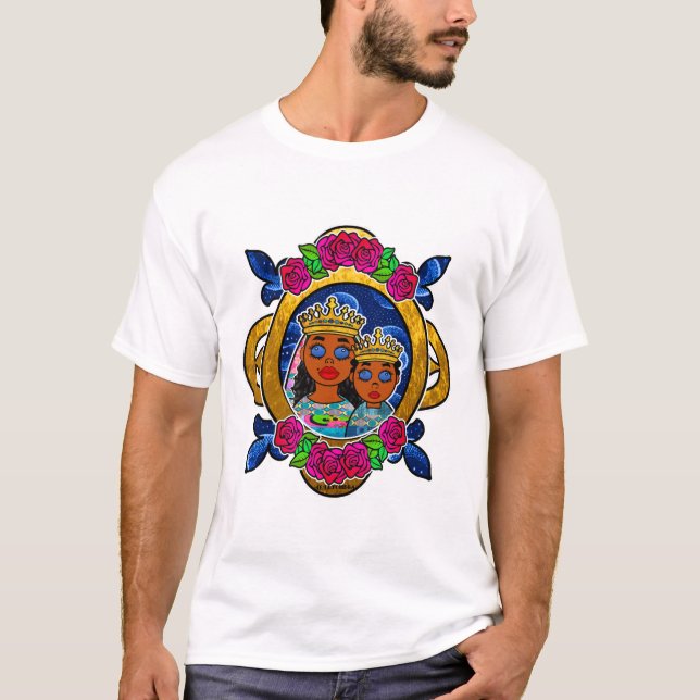 Camiseta Floral Erzulie Freda (Anverso)