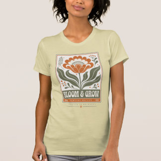 Camiseta floral escandinava de los 70 Vintage | Me