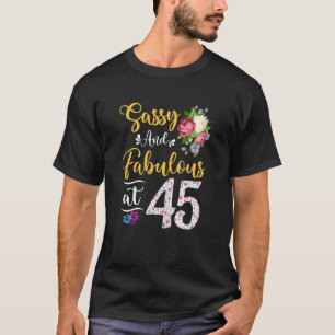 Camiseta Floral Fabulosa y fresca para mujeres de 45 años