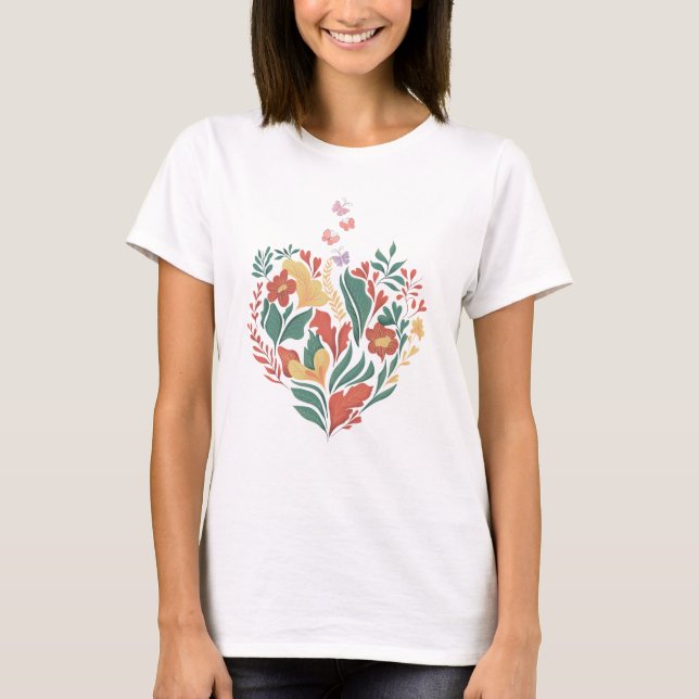 Camiseta Floral Flowers (Anverso)