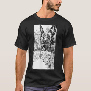 Camiseta Floral Hada Grunge Fairycore Estética Cuna Gótica