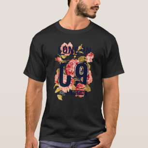 Camiseta Floral Ilustracion Londres Gráfico I Love London