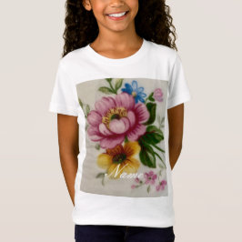 Camiseta Floral inspirada en la porcelana