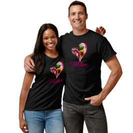 Camiseta Floral Inspirado en Porcelana