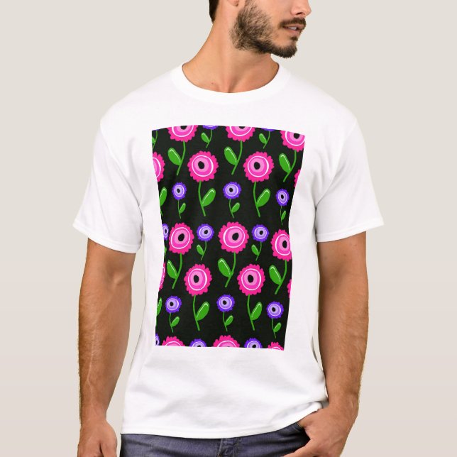 Camiseta Floral joven (Anverso)