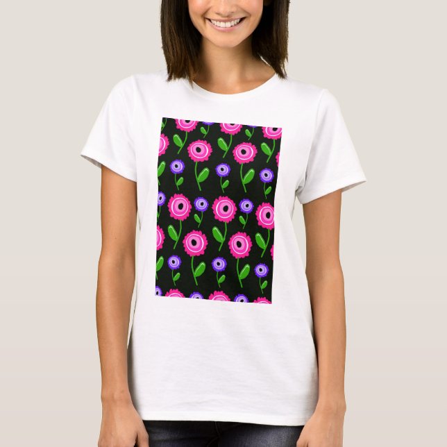 Camiseta Floral joven (Anverso)