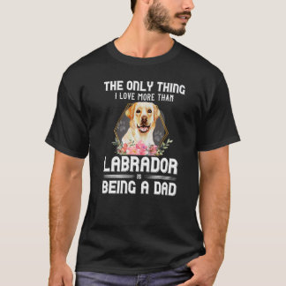 Camiseta Floral Labrador Dueño De Cachorros Perro Padre Pad