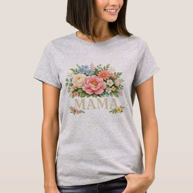 Camiseta Floral Mama (Anverso)