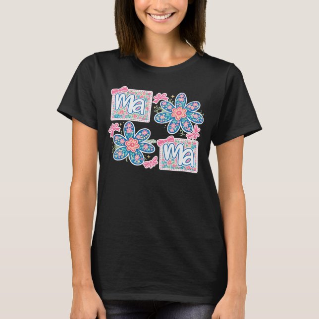 Camiseta Floral Mama (Anverso)