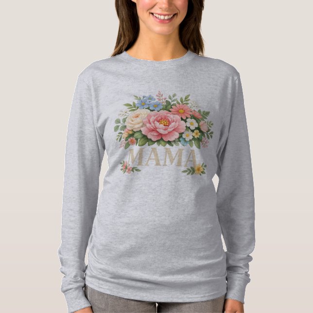 Camiseta Floral Mama (Anverso)