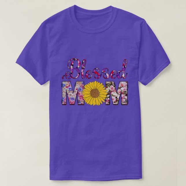 Camiseta Floral Mama 6 (Diseño del anverso)