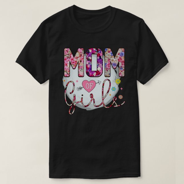 Camiseta Floral Mama 9 (Diseño del anverso)