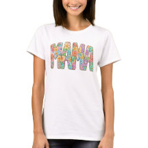 Camiseta Floral Mama – Regalo del Día de la Madre