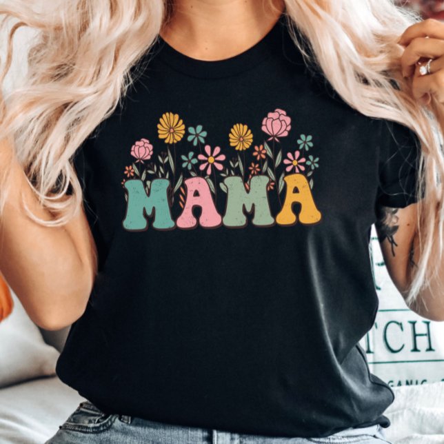 Camiseta Floral Mama T-Shirt (Subido por el creador)