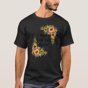Camiseta Floral Mi Elección Feminismo Girasol Mamá Cuida Tu
