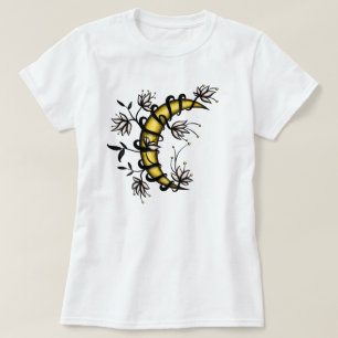 Camiseta Floral Moon Witchy Pagan