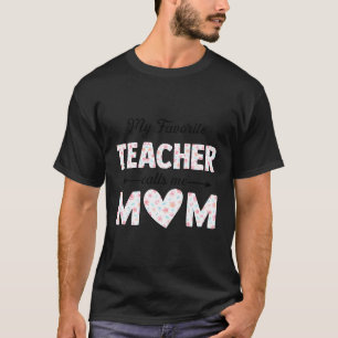 Camiseta Floral Orgullosa hija dice mamá maestra