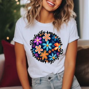 Camiseta Floral perfectamente imperfecta