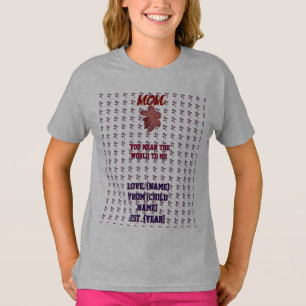 Camiseta Floral personalizada y hecha a medida