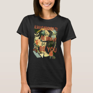 Camiseta Floral Recuerde Siempre Ser Amable Inspirador