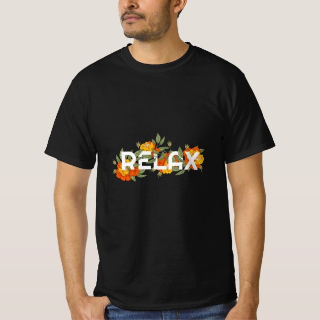 Camiseta floral relajante - Camiseta con aroma sua (Anverso)