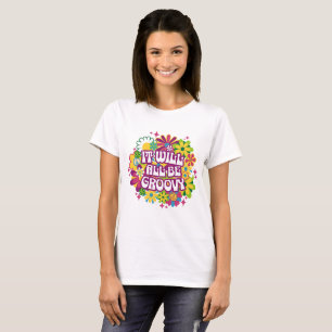 Camiseta Floral Retro Groovy