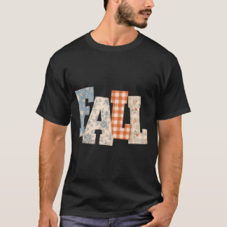 Camiseta Floral retro otoño es la temporada acogedor otoño