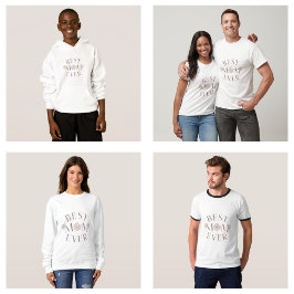 Camiseta Floral rosa mejor mamá de todos los tiempos