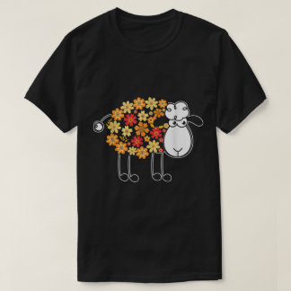 Camiseta Floral Sheep Cute Spring Design