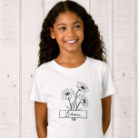 Camiseta Floral shirt, daisy shirt, birthday shirt<br><div class="desc">The personalized floral shirt with daisies is the perfect birthday gift for the birthday girl who loves fresh and vibrant style. This shirt is a tribute to her joy, adding a touch of spring elegance to her wardrobe. Every time she wears this shirt, she will fondly remember the special day...</div>
