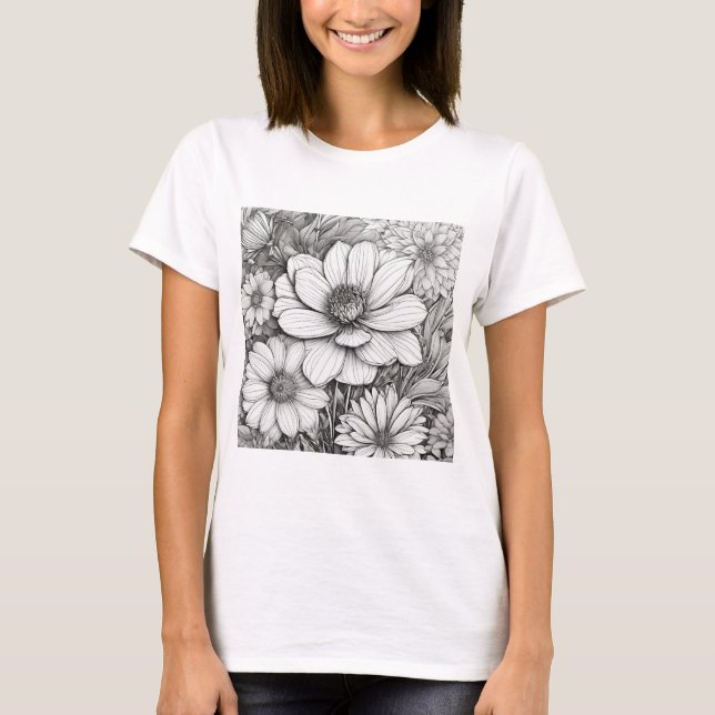 Camiseta Floral Tee Shirt (Anverso)