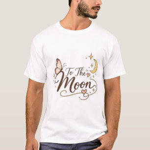 Camiseta floral 'To The Moon'