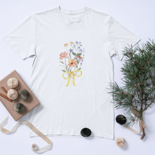 Camiseta floral vintage