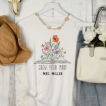 Floral vintage cultiva tu mente al profesor