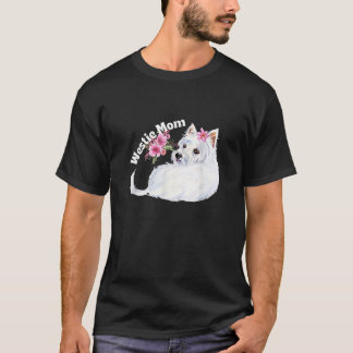 Camiseta Floral West Highland Terrier Dog