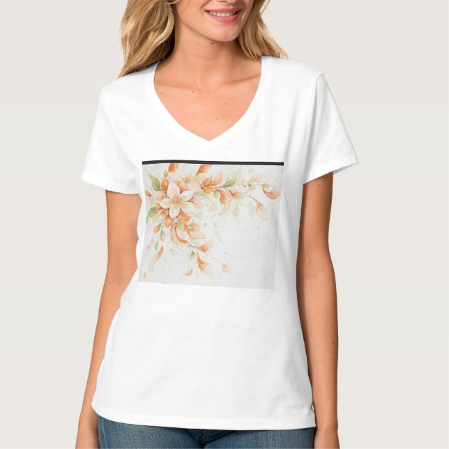 Camiseta Floral Whisper T-Shirt (Anverso)