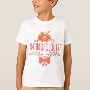 Camiseta Floral Wreath con antropólogo Bow