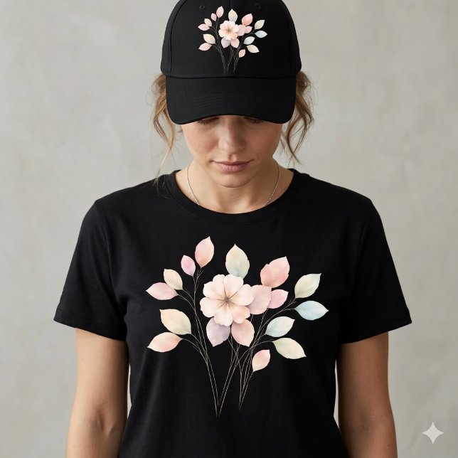 Camiseta Florales Perfectos Pastel (Subido por el creador)