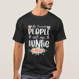 Camiseta Florals, mi gente favorita, me llama tía