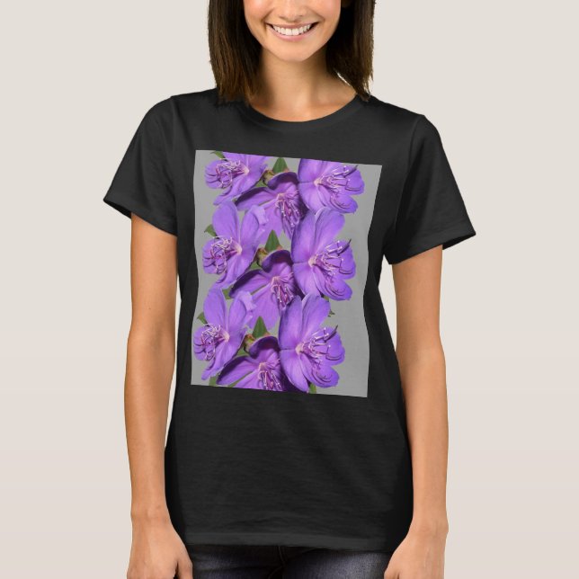 Camiseta FloralTShirt mujeresModa estiloUsarCasual (Anverso)