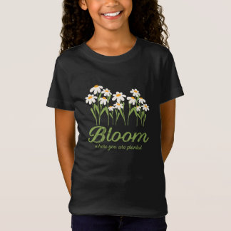 Camiseta Florece Donde Estás Plantado - Cota Floral Cotizac