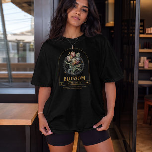 Camiseta Florecer con gracia – Botánico vintage floral boho