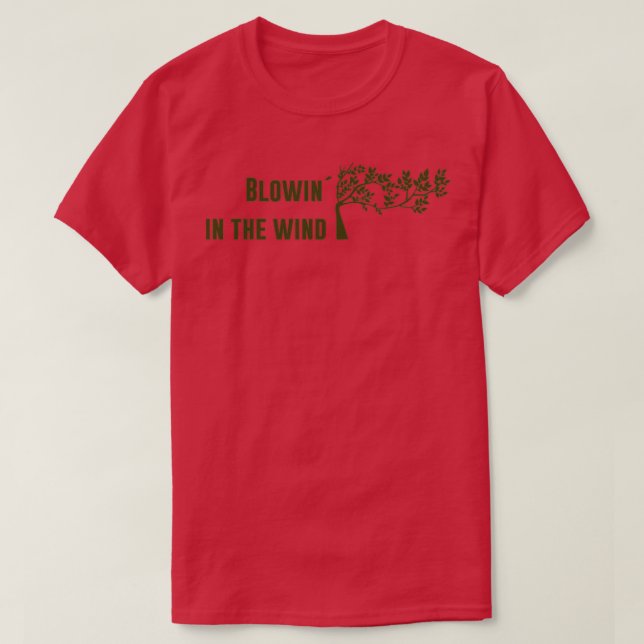 Camiseta Florecer en el verde del viento (Diseño del anverso)